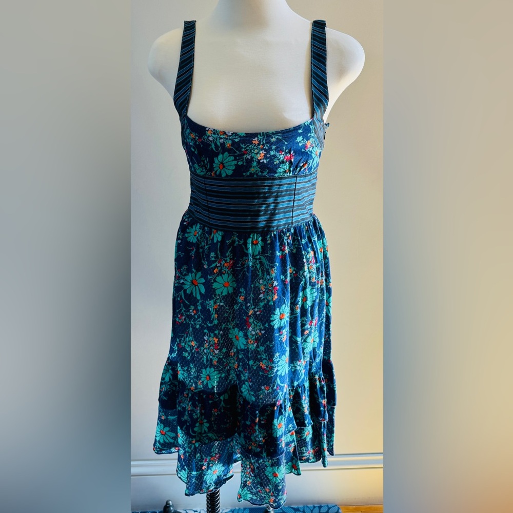 Free People Vintage Retro Floral Dress